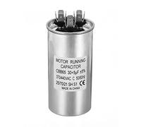 PATIKIL 30+5uF ±5% 30/5MDF 370/440V AC Ventola Avvio Condensatore, CBB65 Circolare Doppio Funziona Condensatore per AC Motore Funzionamento Aria Condizionatore Freddo Calore Pompa