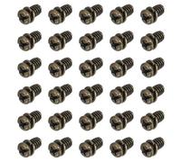 PATIKIL 30 Pezzi Viti Per Pale Di Ventilatore A Soffitto 1/4"-20 X 3/8 Acciaio Al Carbonio Testa Phillips Viti Di Sostituzione Per Motore Ventilatore A Soffitto Illuminazione Rame