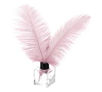 PATIKIL 30 Pz Piume Struzzo Naturali Ingrosso 8-10 Pollici/ 20-25 cm Grandi Piume Struzzo per Artigianato Decorazione Casa Matrimonio Festa Decorazione Vaso (Rosa Scuro)