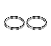 PATIKIL 30mm x 37mm x 4mm Profondo Scanalatura Sfere Cuscinetti, 2 Pezzi Cromo Acciaio Cuscinetto a Sfera a Gola Profonda per Potenza Trasmissione ABEC1, 6706-2RS