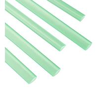 PATIKIL 30pz Barre Rilegatura, 8mm Dorsi Plastici Rilegatura Capacità 50 Fogli Formato A4 Raccoglitore per Relazioni a Forma Goccia per Copertina Relazione Curriculum, Verde Trasparente
