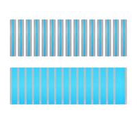 PATIKIL 30Pz Strisce Evidenziazione Lettura Guidata, 2 Misure Segnalibri Evidenziatori Sovrapposti Colorati, Regoli Tracciamento Lettura per Aiutare con La Dislessia, Blu