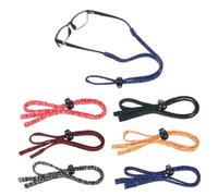 PATIKIL 31,5cm Occhiali Laccetto per Uomo e Donna 1 Set Regolabile Occhiali Cinturino Occhiali da Sole Fermaglio Supporti Collo Cordino per Attività Chiuso e Sport aperto 6 Colori