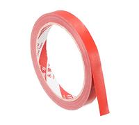 PATIKIL 33ft x 0.4" Ping Pong Lato Nastro, Ping Pong Bordo Nastro Disponibile in 20 Racchette Protezione Bordi Gomma e Lama per Racchette, Rosso