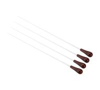 PATIKIL 38cm/15Pollici Direttore Musicale Baton, 4pz Orchestra Baton Manico in Resina per Canto Leader Direttore Musicale, Rosso