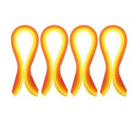 PATIKIL 390 x 7mm Set di Strisce di Carta per Quilling, 400 Pz Strisce Carta per Quilling per Arte Fai da Te Artigianale, Natale, Giallo a Gradiente