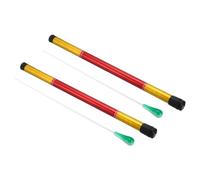 PATIKIL 39cm/15pollici Bacchetta del Direttore d'Orchestra, 2 Set Manico in Resina Bacchetta Orchestra con Custodia per Direttore Musicale Leader Canto, Verde