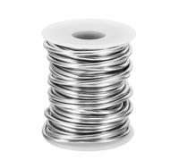 PATIKIL 3mm 32,8 Piedi Filo in Alluminio per Scultura, Armatura, Creazione di Gioielli, Giardino, Argento