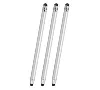 PATIKIL 3Pz Penne Stilo per Schermi Touch, 2" 1 Penna stilo Universale ad Alta Sensibilità per Telefoni Tablet Laptop Dispositivi con Schermo Touch, Argento