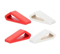 PATIKIL 4 Pezzi Supporto Per Tastiera Per Laptop/Computer Bianco/Rosso | Supporto Per Laptop Portatile Ventilato Antiscivolo, Compatto, Per Scrivania Raffreddamento Notebook/Tablet