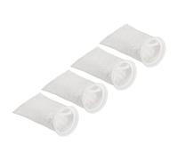 PATIKIL 4 Pollici Calze Filtro oring 100 Micron 4pz Borse Maglia Piscina Skimmer Cestello Bianco