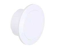 PATIKIL 4" Tondo Griglia di Ventilazione, Griglia Scarico Soffitto Regolabile ABS con Schermo a Rete Integrato per Ventilazione Casa Soggiorno Cucina Ufficio, Bianco