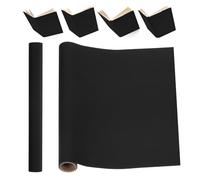 PATIKIL 40"x16" Copertina per Libri in Tessuto, Copertina in Lino per Riparazioni di Rilegatura di Libri, Tessuto per Rilegatura di Libri per Arti della Rilegatura, Cucito Fai da Te, Nero