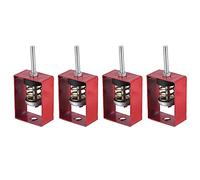 PATIKIL 44 libbre Capacità Ammortizzatori Molla Vibrazione Isolatore, 4pz Ammortizzatore Antiurto Smorzatore Antivibrazione per Unità di Trattamento Aria Condizionatori d'Aria HVAC