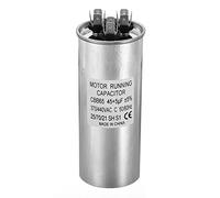 PATIKIL 45+5uF ±5% 45/5MDF 370/440V AC Ventola Avvio Condensatore, CBB65 Circolare Doppio Funziona Condensatore per AC Motore Funzionamento Aria Condizionatore Freddo Calore Pompa