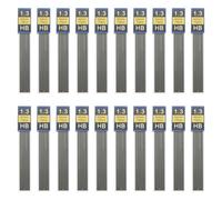 PATIKIL 480 Pezzi Mina Per Matita Meccanica 1.3 mm, Mina Di Media Grandezza Ricarica Resistente Alla Rottura Ricariche Per Scrittura, Nero