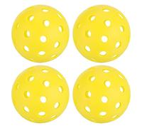 PATIKIL 4pz Esterno Pickleball Palline 40 Buchi Giallo