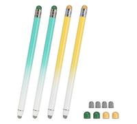 PATIKIL 4Pz Penne Stilo per Schermi Touch, 2" 1 Penna stilo Universale ad Alta Sensibilità per Telefoni Tablet Laptop Dispositivi con Schermo Touch, Verde Giallo