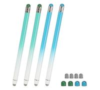 PATIKIL 4Pz Penne Stilo per Schermi Touch, 2" 1 Penna stilo Universale ad Alta Sensibilità per Telefoni Tablet Laptop Dispositivi con Schermo Touch, Blu Verde