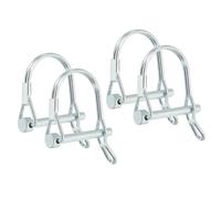 PATIKIL 4pz Perno di Bloccaggio per Albero 5x30mm Perno Accoppiamento Rimorchio Perni di Sicurezza Pto Archetto Contenimento Rotondo per Camion Rimorchi Falciatrici Trattori Barche