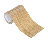 PATIKIL 4x15' Nastro Riparatore Effetto Legno, Nastro Autoadesivo Realistico con Texture per Riparazioni di Pavimenti Porte Mobili Armadi Scrivanie, Rovere Marrone