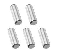 PATIKIL 5 Pcs Spinotti In Acciaio Al Carbonio, 1/4" x 3/4" Barre Tonde In Metallo, Argento