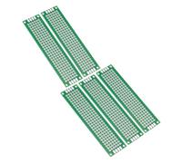 PATIKIL 5 Pz 0.8" x 3.1" Scheda PCB Circuito Schede Prototipo Verde | Monofaccia Saldabili, Breadboard Saldabile, Per Progetti DIY E Circuiti Elettronici