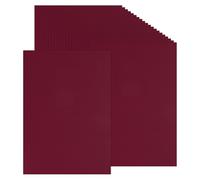 PATIKIL 50 Fogli Cartoncino Colorato, Formato A4 230Gsm Carta Spessa Stampata Carta Colorata per Creazioni Fai da Te Scrapbooking Realizzazione Biglietti Decorazioni Feste, Rosso
