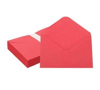 PATIKIL 50 Pezzi Buste Per Inviti 6x4 Pollici Per Cartoline A4 Rosso