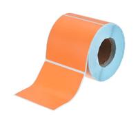 PATIKIL 500 Etichette Termiche Dirette A Colori,3 X 3''Adesivi Per Stampa Codici A Barre Etichette Colorate Per Stampanti Termiche Magazzino Vendita Al Dettaglio Arancione