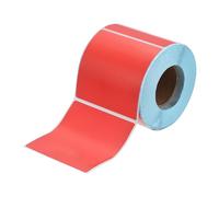 PATIKIL 500 Pz Etichette Termiche Dirette Colorate,3 x 3''Adesivi per Stampa Codice a Barre Etichette Colorate per Stampanti Termiche Magazzino Vendita al Dettaglio Rosso