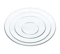PATIKIL 50mm 90mm 120mm e 150mm Diametro Vetro Orologio 1 pz Coperchio Becher Bordi Lisci Arco Smussato per Laboratorio Trasparente