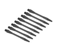 PATIKIL 50mm Astine per Freccette in Plastica, 21pz Accessori Freccette Steli Filettatura Media 2BA, Nero