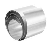 PATIKIL 50mm x 1m Lamiera di Alluminio, 1pz Rotolo di Lamiera Lampeggiante Alluminio Rotolo Lamiera Alluminio per Coperture Spessore 0,2mm per Tetti Grondaie Porte Finestre