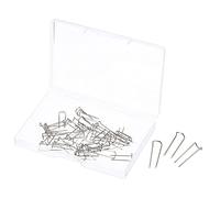 PATIKIL 50pz Spille U Acciaio Stiera Ornamento Trapuntatura Argento