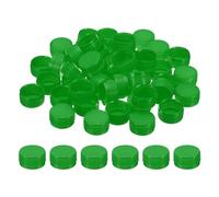 PATIKIL 50Pz Tappi di Bottiglia Plastica da 1.2 Pollici Tappi Verde Scuro