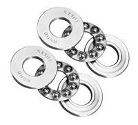 PATIKIL 51101 12mm x 26mm x 9mm ABEC3 Pressione Sfera Cuscinetti, 2pz Cromo Acciaio Una Via Direzione