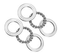 PATIKIL 51106 30mm x 47mm x 11mm ABEC3 Pressione Sfera Cuscinetti, 2pz Cromo Acciaio Una Via Direzione