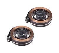 PATIKIL 52x12x0.7mm Trapano Pressione Molla, 2pz 1540mm Espansione Lungo Trapano Pressione Alimentazione Cannotto Ritorno Bobina Molla Assemblaggio per Trapano Press, Nero