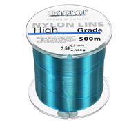 PATIKIL 547Iarde/1640FT Nylon Filo Pesca, 10Lb Monofilamento Corda Filo Fluorocarbonio Rivestito per Fai da Te Artigianato Sospeso Decorazione, Cielo Blu