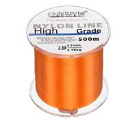 PATIKIL 547Iarde/1640FT Nylon Filo Pesca, 10Lb Monofilamento Corda Filo Fluorocarbonio Rivestito per Fai da Te Artigianato Appendere Decorazione, Arancione