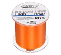PATIKIL 547Iarde/1640FT Nylon Filo Pesca Lenza, 12Lb Monofilamento Corda Filo Fluorocarbonio Rivestito per Fai da Te Artigianato Appendere Decorazione, Arancione