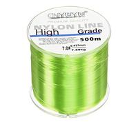 PATIKIL 547Iarde/1640FT Nylon Filo Pesca Lenza, 17Lb Monofilamento Corda Filo Fluorocarbonio Rivestito per Fai da Te Artigianato Sospeso Decorazione, Luce Giallo