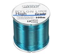 PATIKIL 547Iarde/1640FT Nylon Filo Pesca Lenza, 20Lb Monofilamento Corda Filo Fluorocarbonio Rivestito per Fai da Te Artigianato Sospeso Decorazione, Cielo Blu