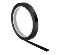 PATIKIL 55 Iarde/50M Nastro di Finitura Grip, 0,4 Pollici Nastro di Finitura in PU Accessori per Racchette Sigillo Appiccicoso per Tennis Badminton, Nero