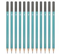 PATIKIL 5H Matite Da Disegno Per Schizzi, 12PCS Matite Per Disegno Artistico Grafite Legno Pre-affilate Per Disegno Schizzi Artisti, Esagonali, Ricarica Nera, Asta Verde/Nera