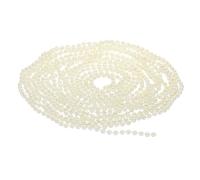 PATIKIL 5mm Perline Perle False Ghirlanda 16,4 Ft Perle Stringhe Catena Perle Rotolo per Artigianato Matrimonio Feste Casa Decorazioni Gioielli Realizzazione Natale Albero Beige