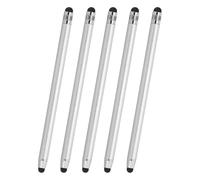 PATIKIL 5Pz Penne Stilo per Schermi Touch, 2" 1 Penna Stilo Ad Alta Sensibilità Universale Per Telefono Tablet Laptop Dispositivi Touch Screen, Argento