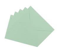 PATIKIL 5x7 Buste, 50pz A7 Formato Busto per Invito con Patta a V Gommata per Biglietti Auguri Inviti Nozze Feste Compleanno Laurea, Grigio Verde