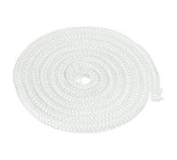 PATIKIL 6.57ftx5/16" Fibra Vetro Corda, Rotonda Intrecciata Corda Alta Temperatura Stufa Guarnizione Sigillo per Caldaia forni forni forni Fusione, Bianco